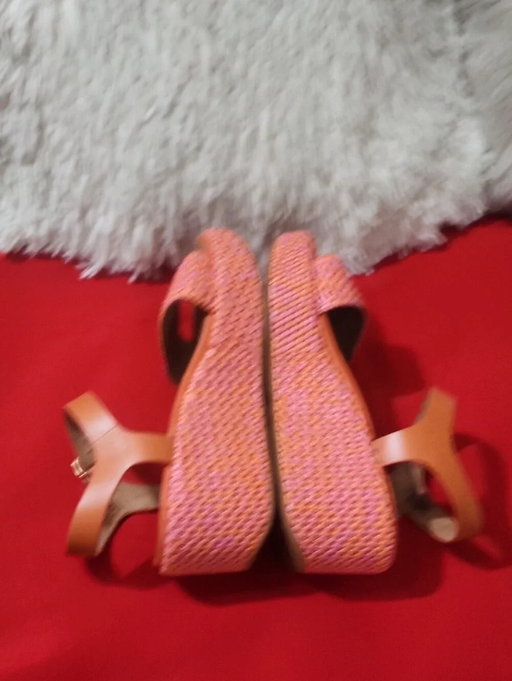 FitFlop Platfforms Woven Wedge Ankle-Strap Sandals